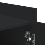 Skohylle Svart 52X37,5X100 Cm Konstruert Tre