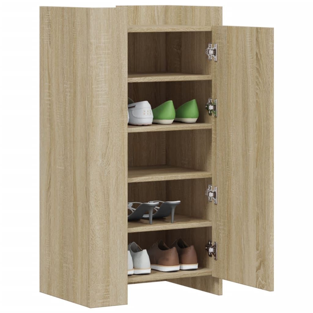 Skohylle Sonoma Eik 52X37,5X100 Cm Konstruert Tre