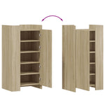 Skohylle Sonoma Eik 52X37,5X100 Cm Konstruert Tre