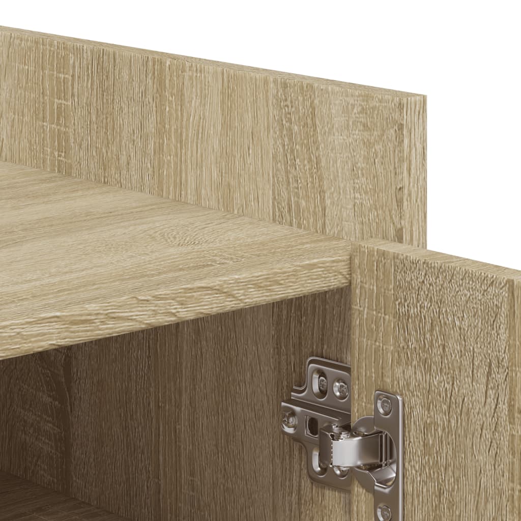 Skohylle Sonoma Eik 52X37,5X100 Cm Konstruert Tre