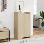 Skohylle Sonoma Eik 52X37,5X100 Cm Konstruert Tre