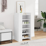 Skoskap Hvit 52X37,5X100 Cm Konstruert Tre