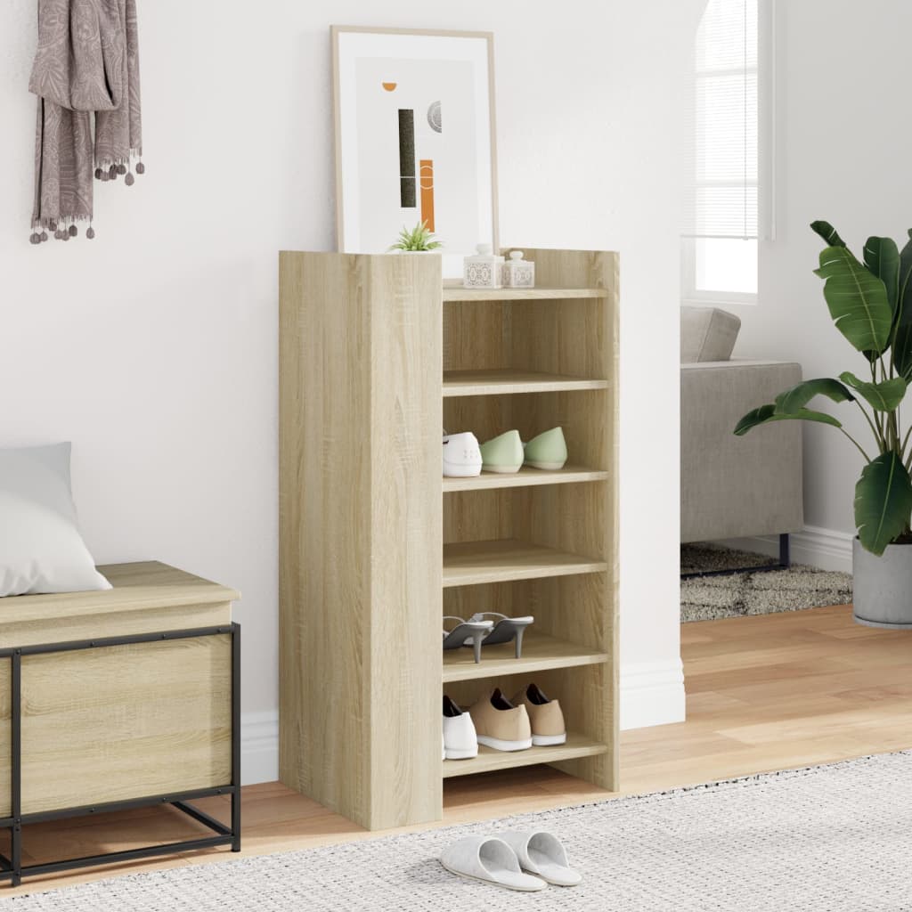 Skohylle Sonoma Eik 52X37,5X100 Cm Konstruert Tre