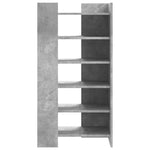 Skoskap Betonggrå 52X37,5X100 Cm Konstruert Tre