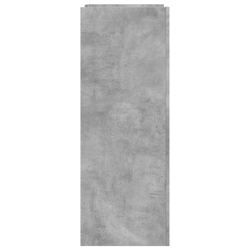 Skoskap Betonggrå 52X37,5X100 Cm Konstruert Tre