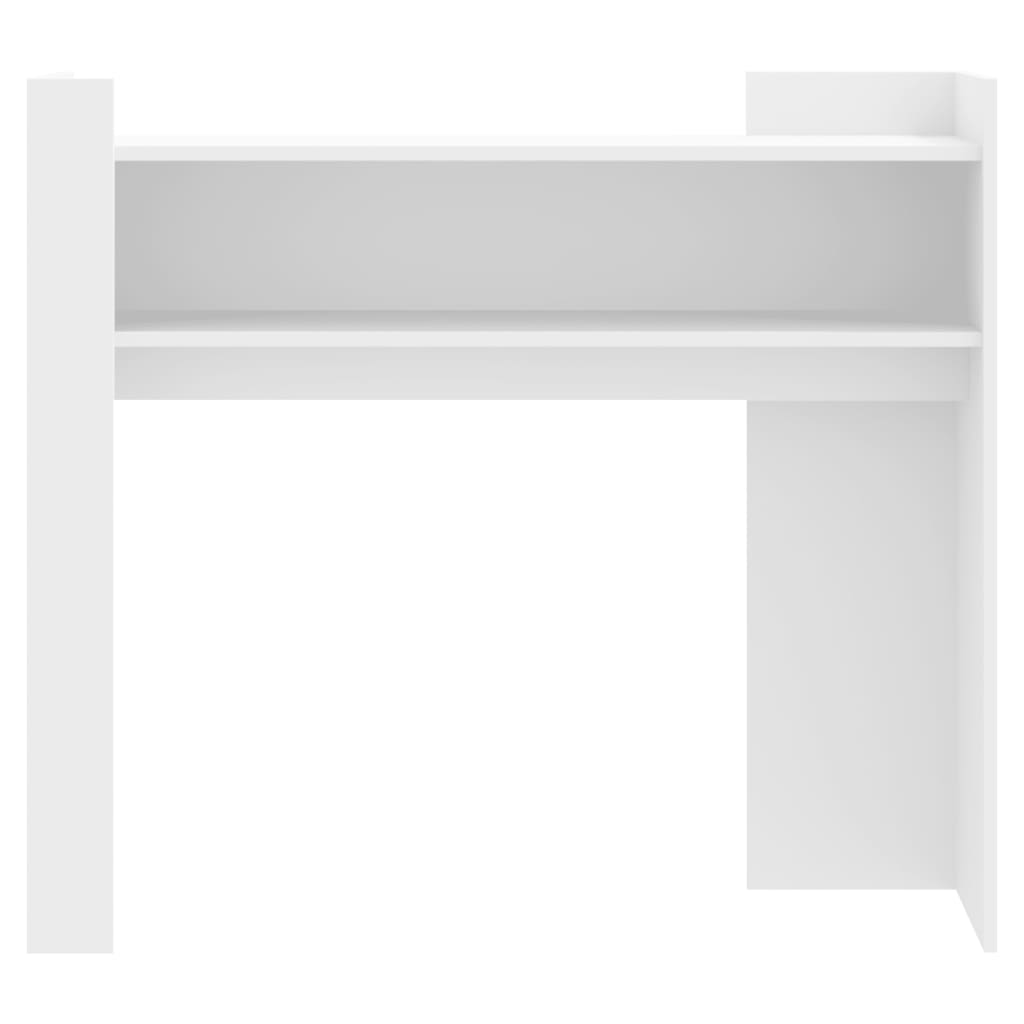 Konsollbord Hvit 100X35X90 Cm Konstruert Tre