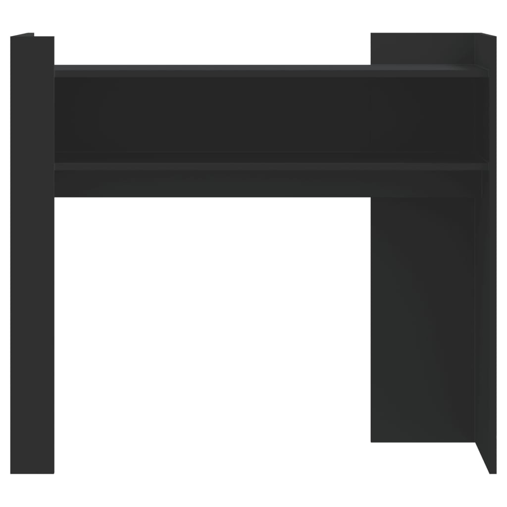 Konsollbord Svart 100X35X90 Cm Konstruert Tre