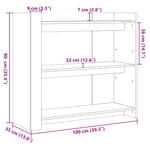 Konsollbord Betonggrå 100X35X90 Cm Konstruert Tre