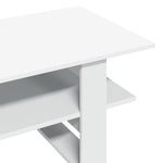 Salongbord Hvit 102X55X42 Cm Konstruert Tre