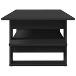 Salongbord Svart 102X55X42 Cm Konstruert Tre