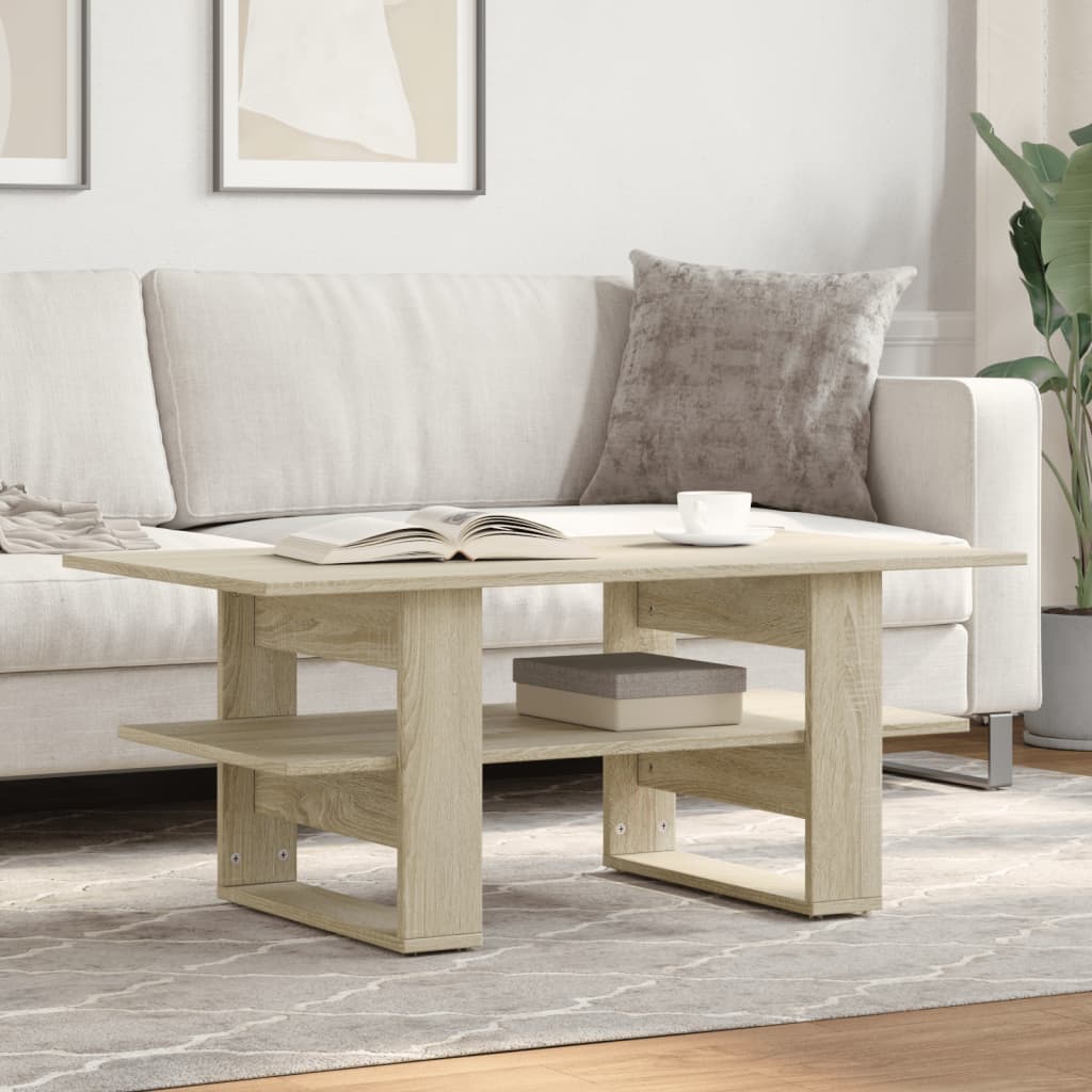 Salongbord Sonoma Eik 102X55X42 Cm Konstruert Tre