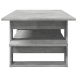 Salongbord Betonggrå 102X55X42 Cm Konstruert Tre