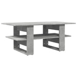 Salongbord Betonggrå 102X55X42 Cm Konstruert Tre