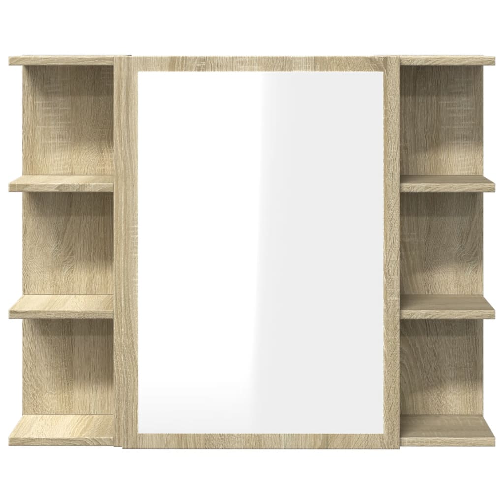 Speilskap Til Baderom Sonoma Eik 80X20,5X64 Cm Sponplate