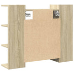Speilskap Til Baderom Sonoma Eik 80X20,5X64 Cm Sponplate