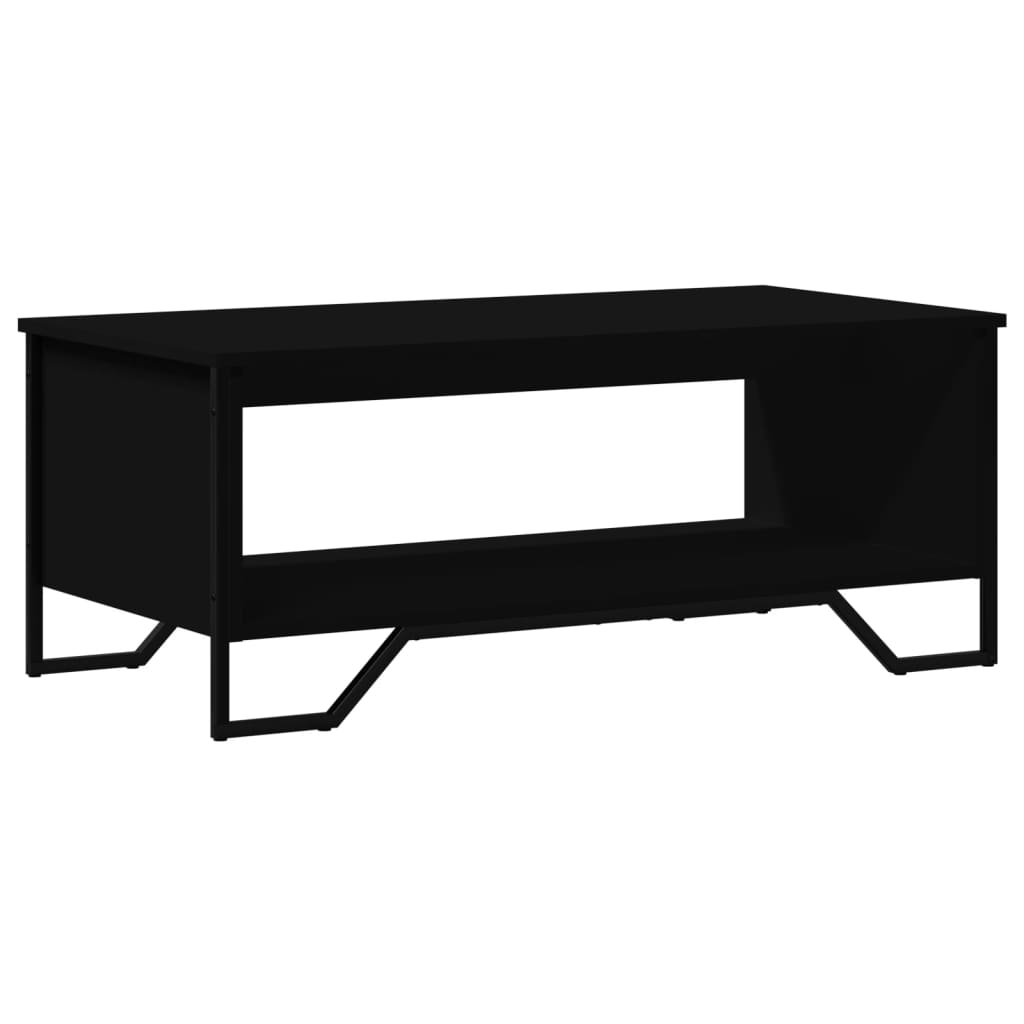 Salongbord Svart 100X51X40 Cm Konstruert Tre