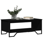 Salongbord Svart 100X51X40 Cm Konstruert Tre