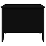 Salongbord Svart 100X51X40 Cm Konstruert Tre