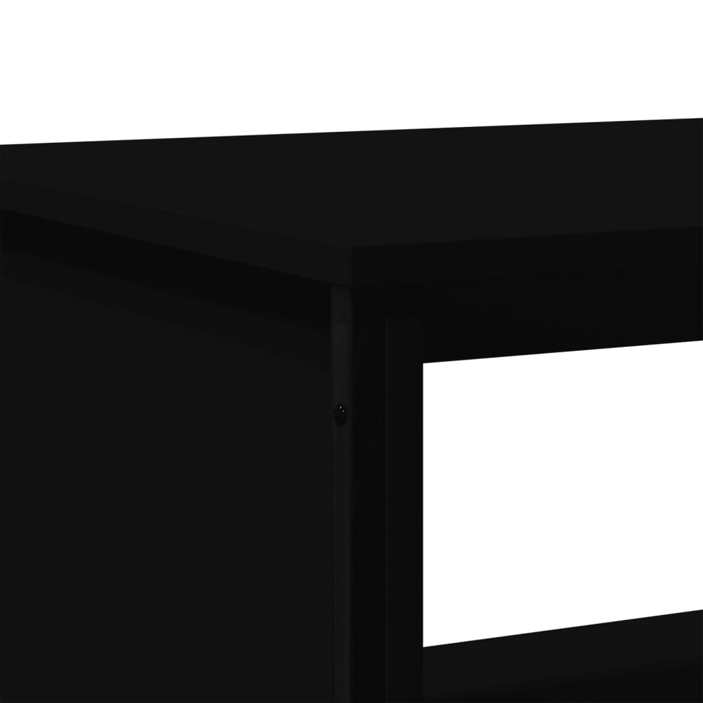 Salongbord Svart 100X51X40 Cm Konstruert Tre