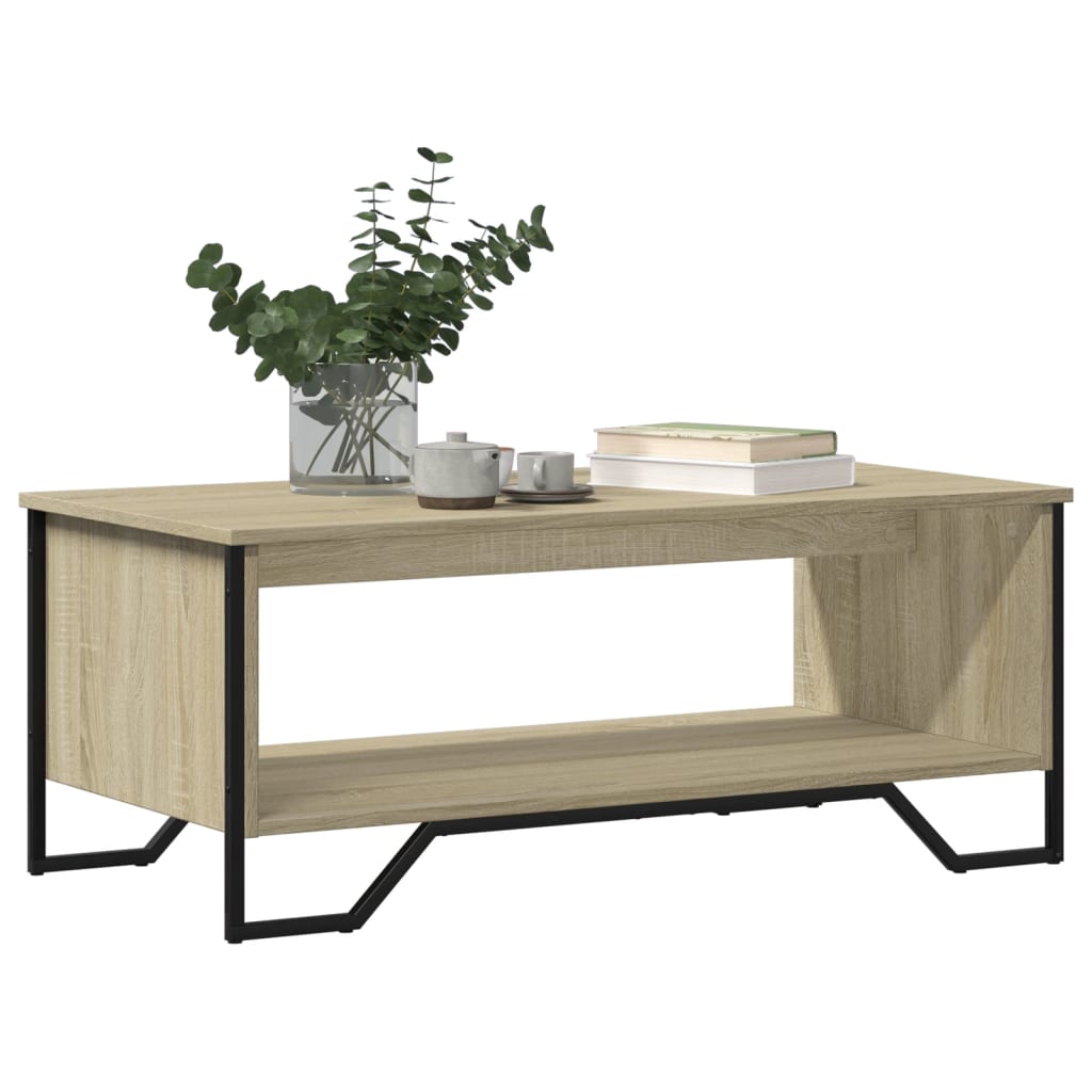 Salongbord Sonoma Eik 100X51X40 Cm Konstruert Tre