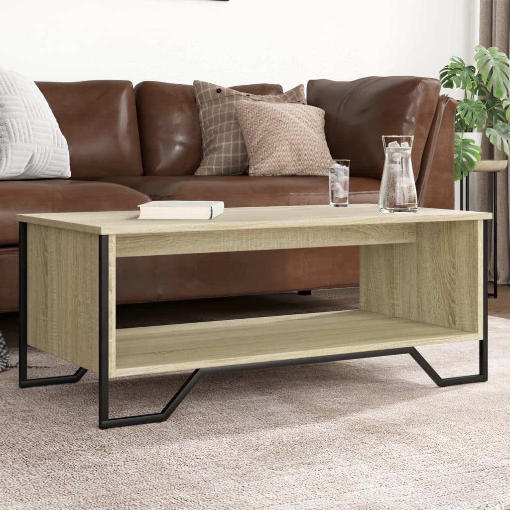 Salongbord Sonoma Eik 100X51X40 Cm Konstruert Tre