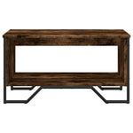 Salongbord Røkt Eik 75X51X40 Cm Konstruert Tre