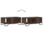 Salongbord Brun Eik 100X51X40 Cm Konstruert Tre