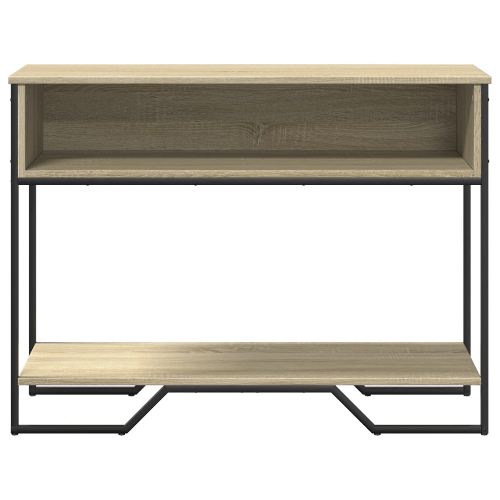 Konsollbord Sonoma Eik 100X35X74,5 Cm Konstruert Tre