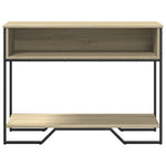 Konsollbord Sonoma Eik 100X35X74,5 Cm Konstruert Tre