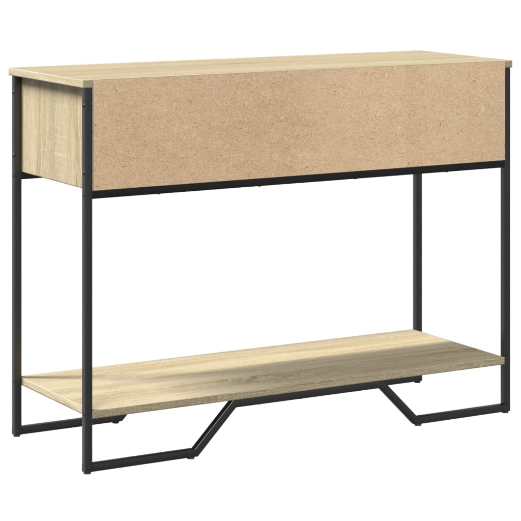 Konsollbord Sonoma Eik 100X35X74,5 Cm Konstruert Tre