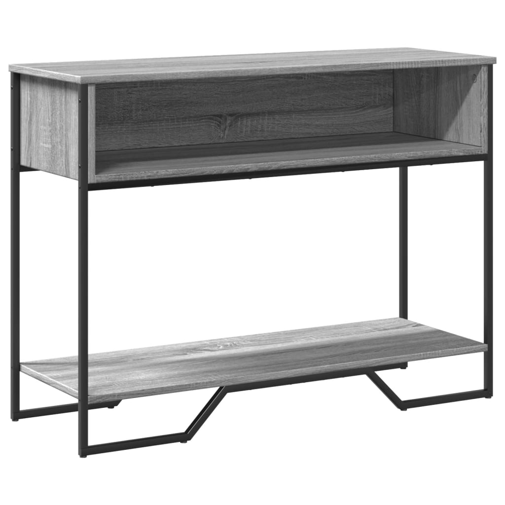 Konsollbord Grå Sonoma 100X35X74,5 Cm Konstruert Tre