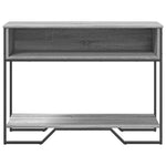 Konsollbord Grå Sonoma 100X35X74,5 Cm Konstruert Tre
