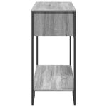 Konsollbord Grå Sonoma 100X35X74,5 Cm Konstruert Tre