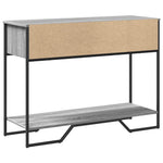 Konsollbord Grå Sonoma 100X35X74,5 Cm Konstruert Tre