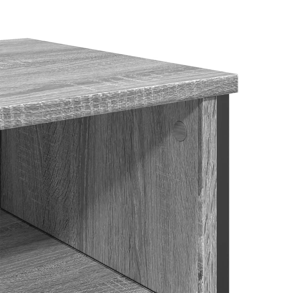 Konsollbord Grå Sonoma 100X35X74,5 Cm Konstruert Tre