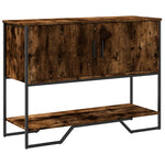 Konsollbord Røkt Eik 100X35X74,5 Cm Konstruert Tre
