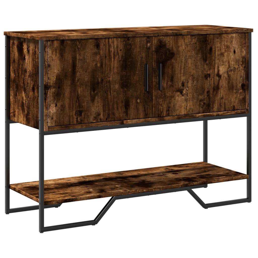 Konsollbord Røkt Eik 100X35X74,5 Cm Konstruert Tre