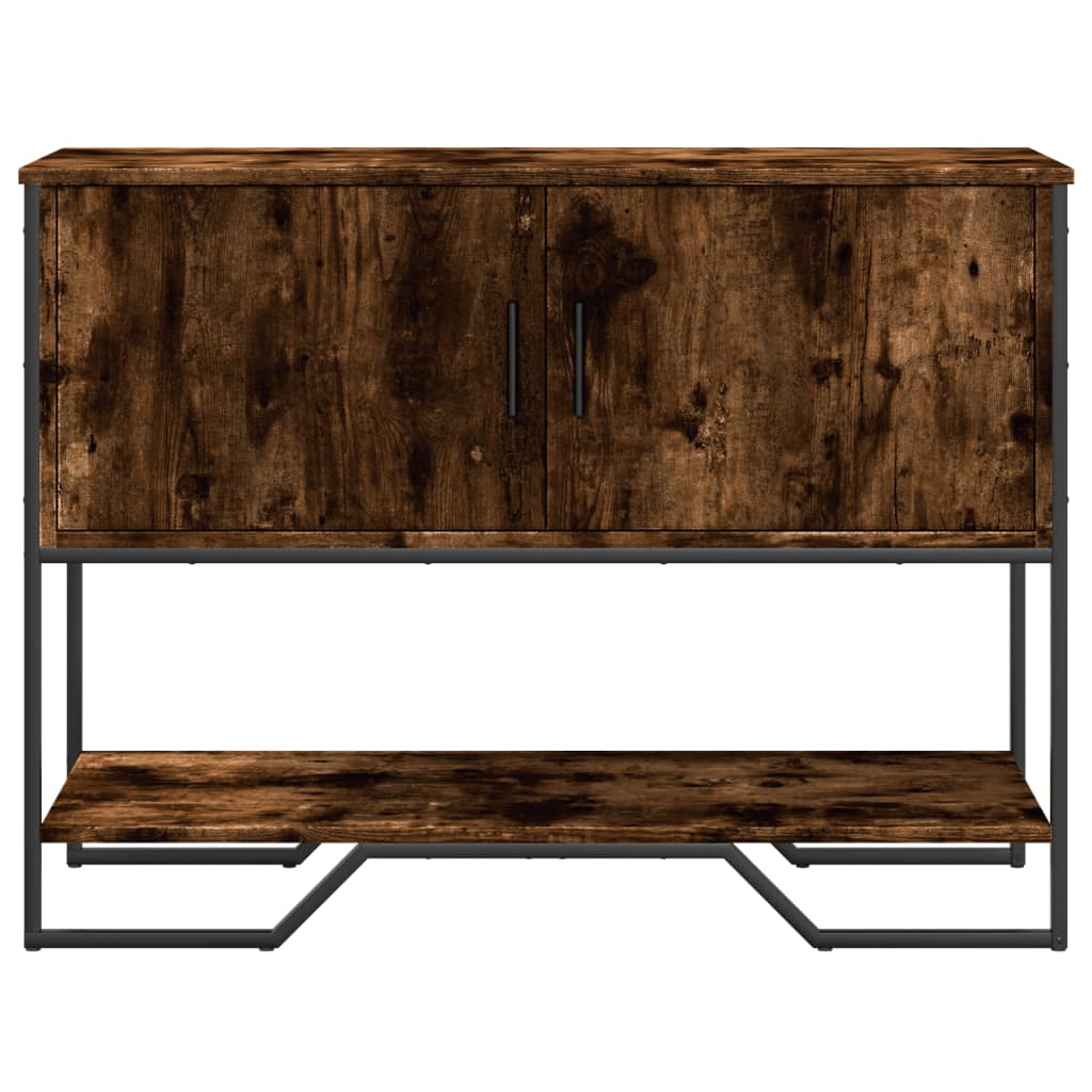 Konsollbord Røkt Eik 100X35X74,5 Cm Konstruert Tre