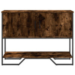 Konsollbord Røkt Eik 100X35X74,5 Cm Konstruert Tre