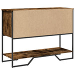 Konsollbord Røkt Eik 100X35X74,5 Cm Konstruert Tre