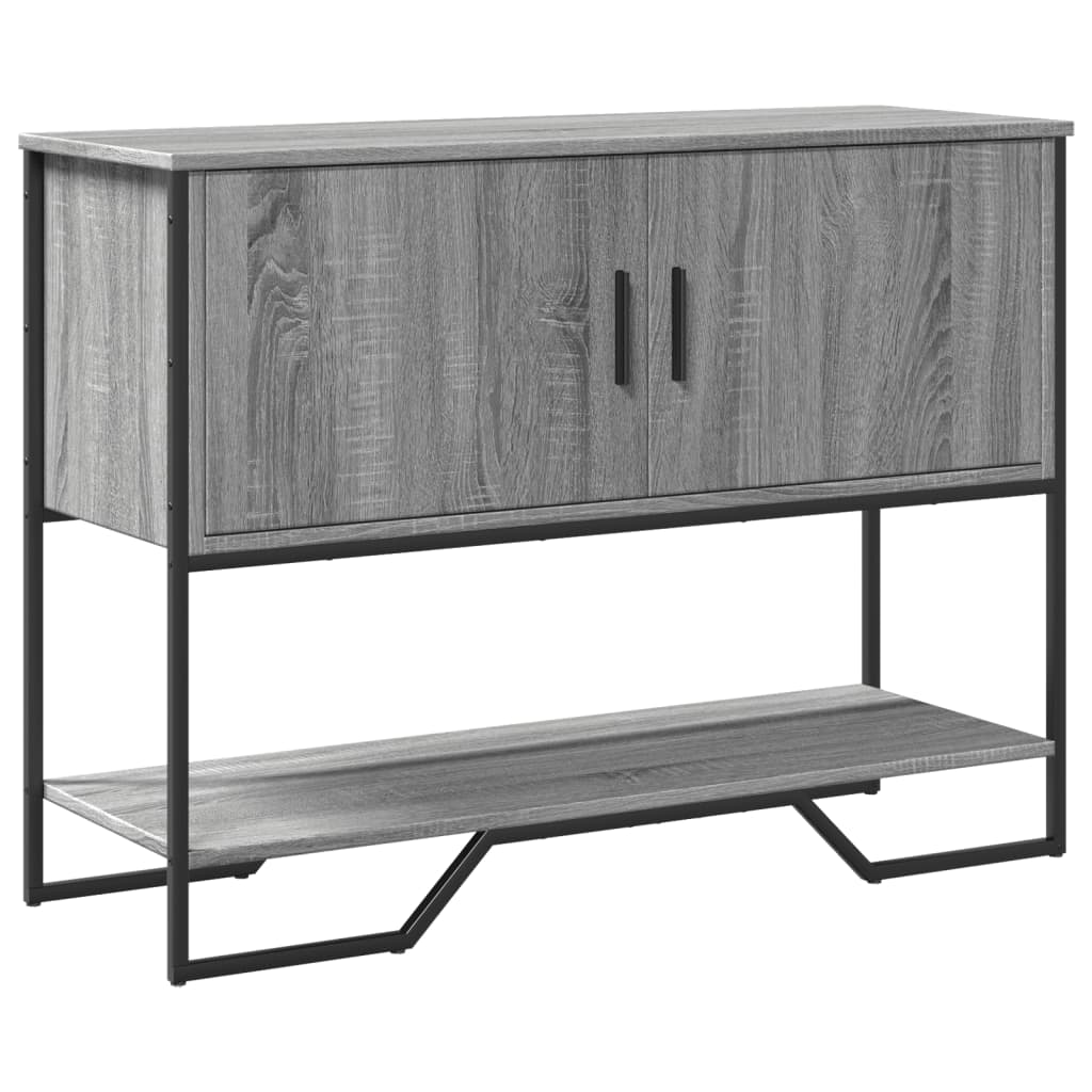 Konsollbord Grå Sonoma 100X35X74,5 Cm Konstruert Tre