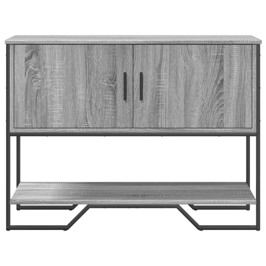 Konsollbord Grå Sonoma 100X35X74,5 Cm Konstruert Tre