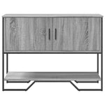 Konsollbord Grå Sonoma 100X35X74,5 Cm Konstruert Tre