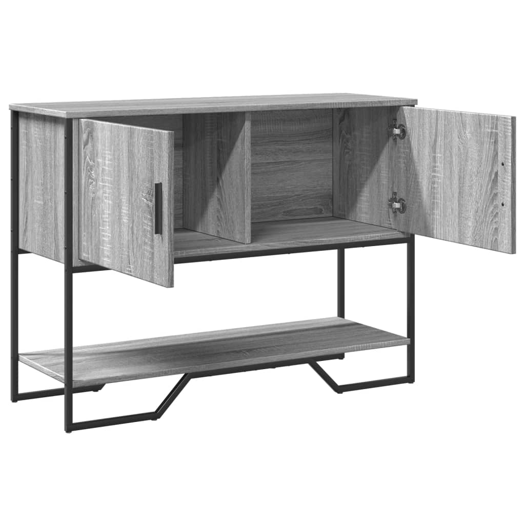 Konsollbord Grå Sonoma 100X35X74,5 Cm Konstruert Tre