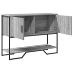 Konsollbord Grå Sonoma 100X35X74,5 Cm Konstruert Tre