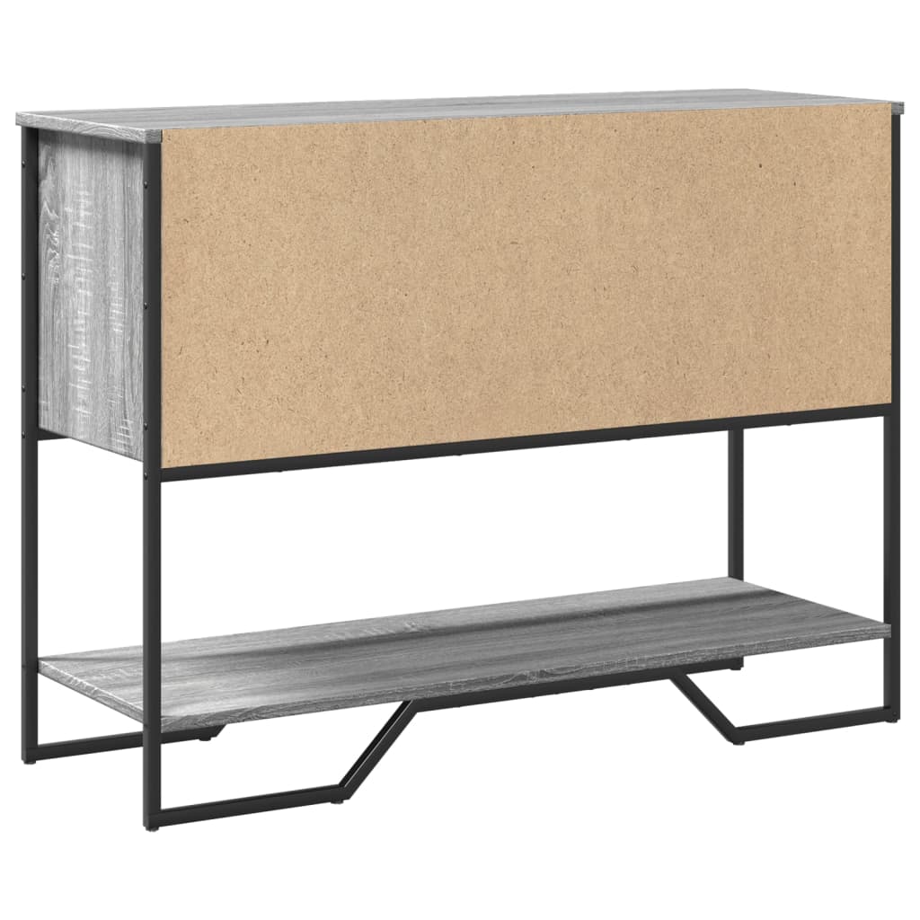Konsollbord Grå Sonoma 100X35X74,5 Cm Konstruert Tre