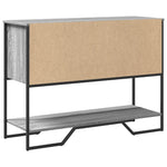 Konsollbord Grå Sonoma 100X35X74,5 Cm Konstruert Tre