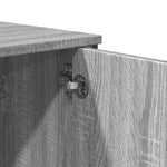 Konsollbord Grå Sonoma 100X35X74,5 Cm Konstruert Tre