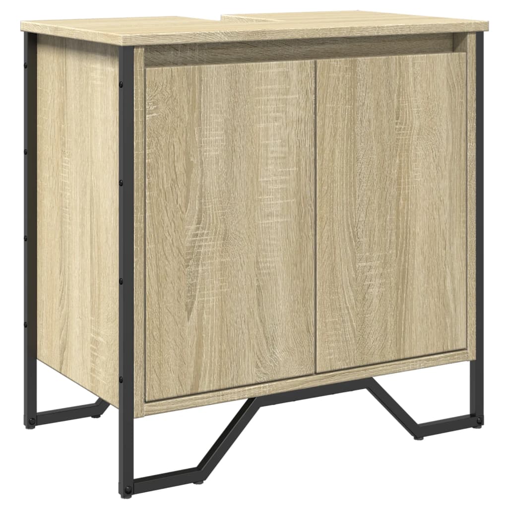 Servantskap Sonoma Eik 60X35X60 Cm Konstruert Tre
