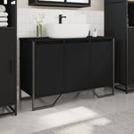 Servantskap Svart 91X35X60 Cm Konstruert Tre
